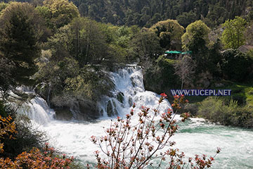 Krka river waterfalls