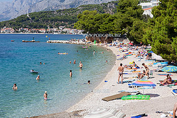 beach in Podgora